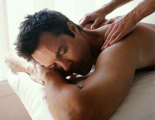 Man having Swedish Massage